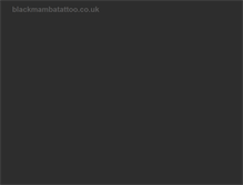 Tablet Screenshot of blackmambatattoo.co.uk